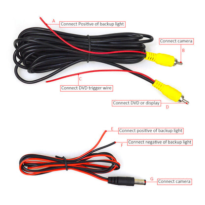 Brake Light Camera for Chevrolet Express GMC Savana Explorer Van & 7" Monitor9