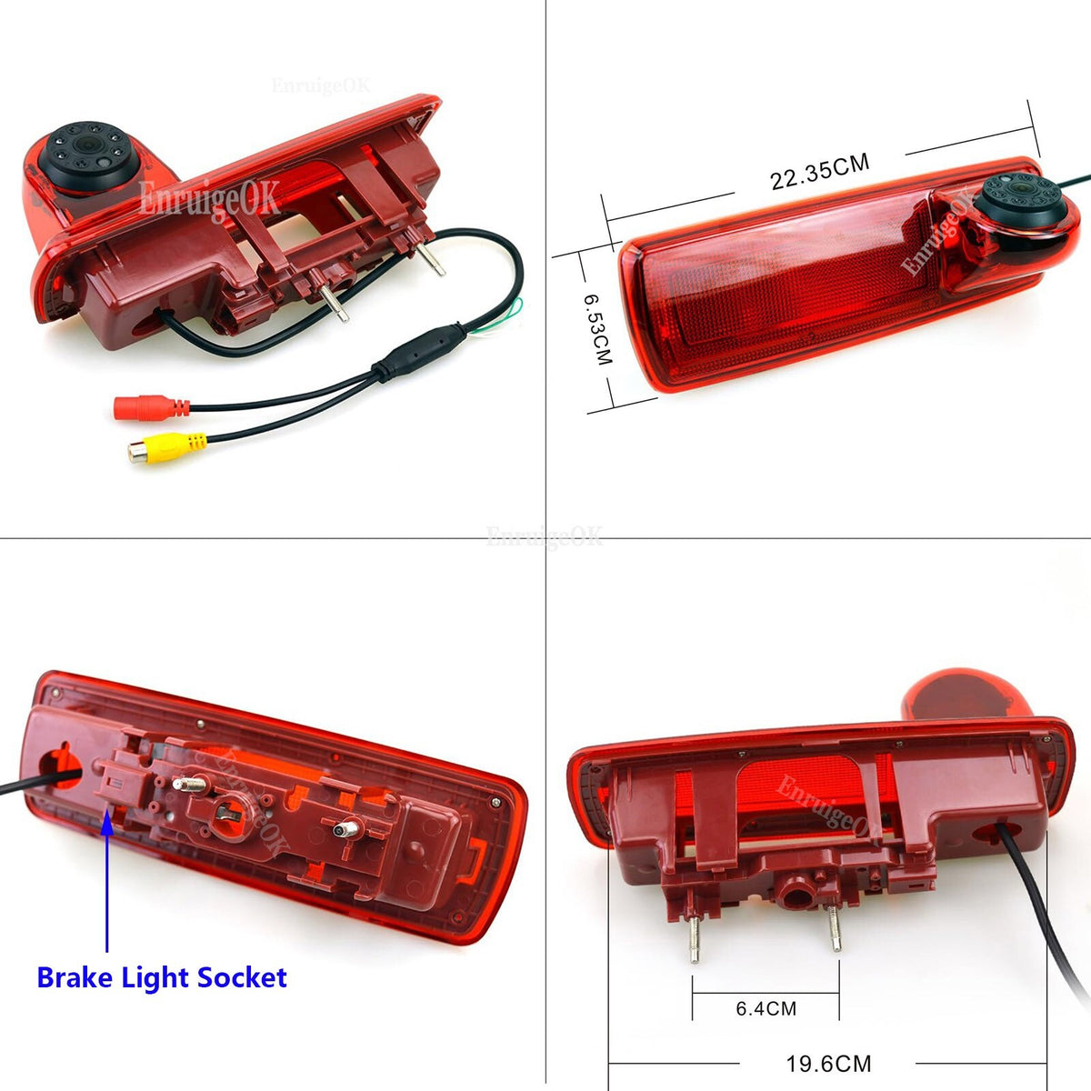 5'' Monitor Brake Light Rear View Camera for Renault Traffic Vauxhall Vivaro4