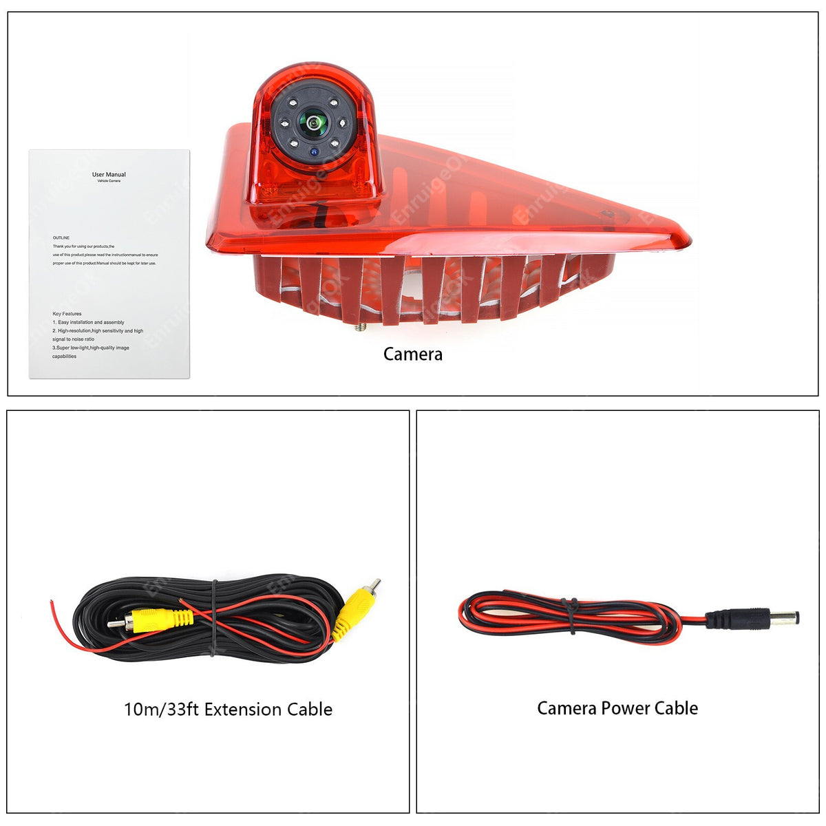 Brake Light Backup Camera for Nissan NV400 Opel Movano Renault Master [MK3]12