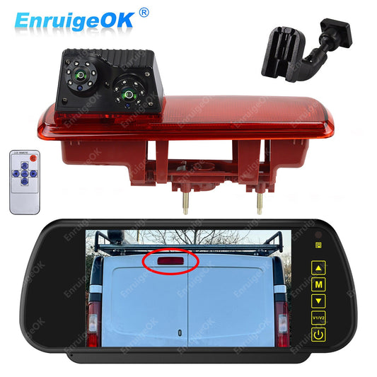 Dual Rear Brake Light Reversing Camera Kit for Vauxhall Vivaro Renault Trafic0