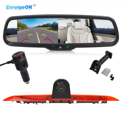Brake Light Backup Camera for Mercedes-Benz V-Class V260 V260L& 4.3" Monitor Kit0