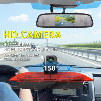 For VW Caddy MK4 2020-Present Wireless Rear Brake Light Reversing Camera Kit2