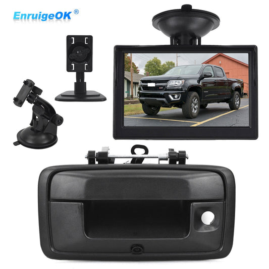 Tailgate Handle with Backup Camera Kit For 2015-2028 Chevy Colorado GMC Canyon0
