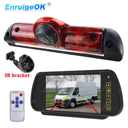 7" Monitor & Rear Brake Light Reversing Camera Kit For Fiat Ducato Citroen Relay0