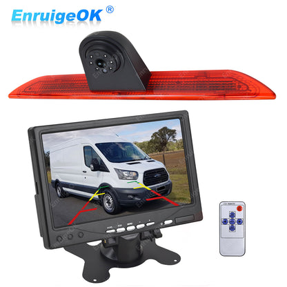 7" Monitor Rea Reversing Reverse Camera LED Brake Light For Ford Transit 350 MK80