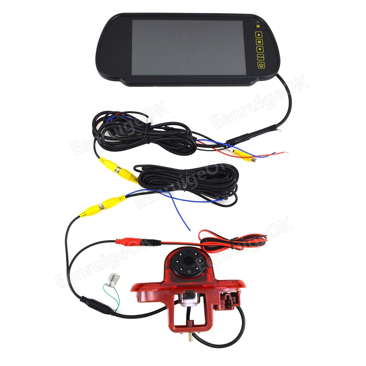 Brake Light Reverse Camera for Renault Traffic Opel/Vauxhall Vivaro +7'' Monitor8