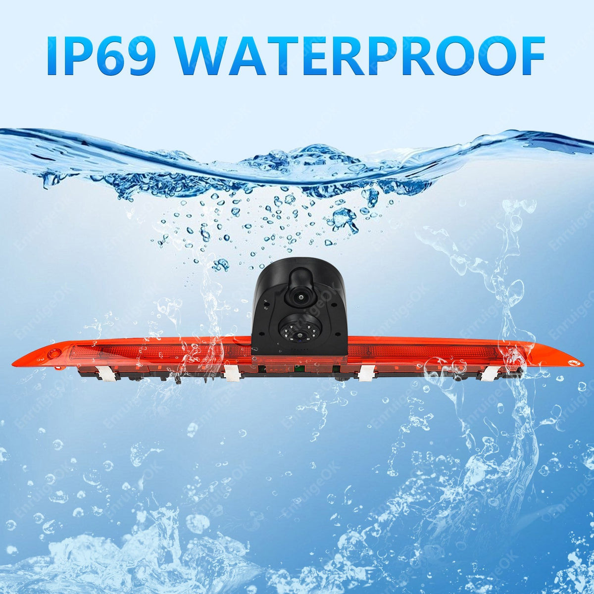 Dual Lens Brake Light Camera for Mercedes-Benz V-Class V260 & Dual Split Monitor10