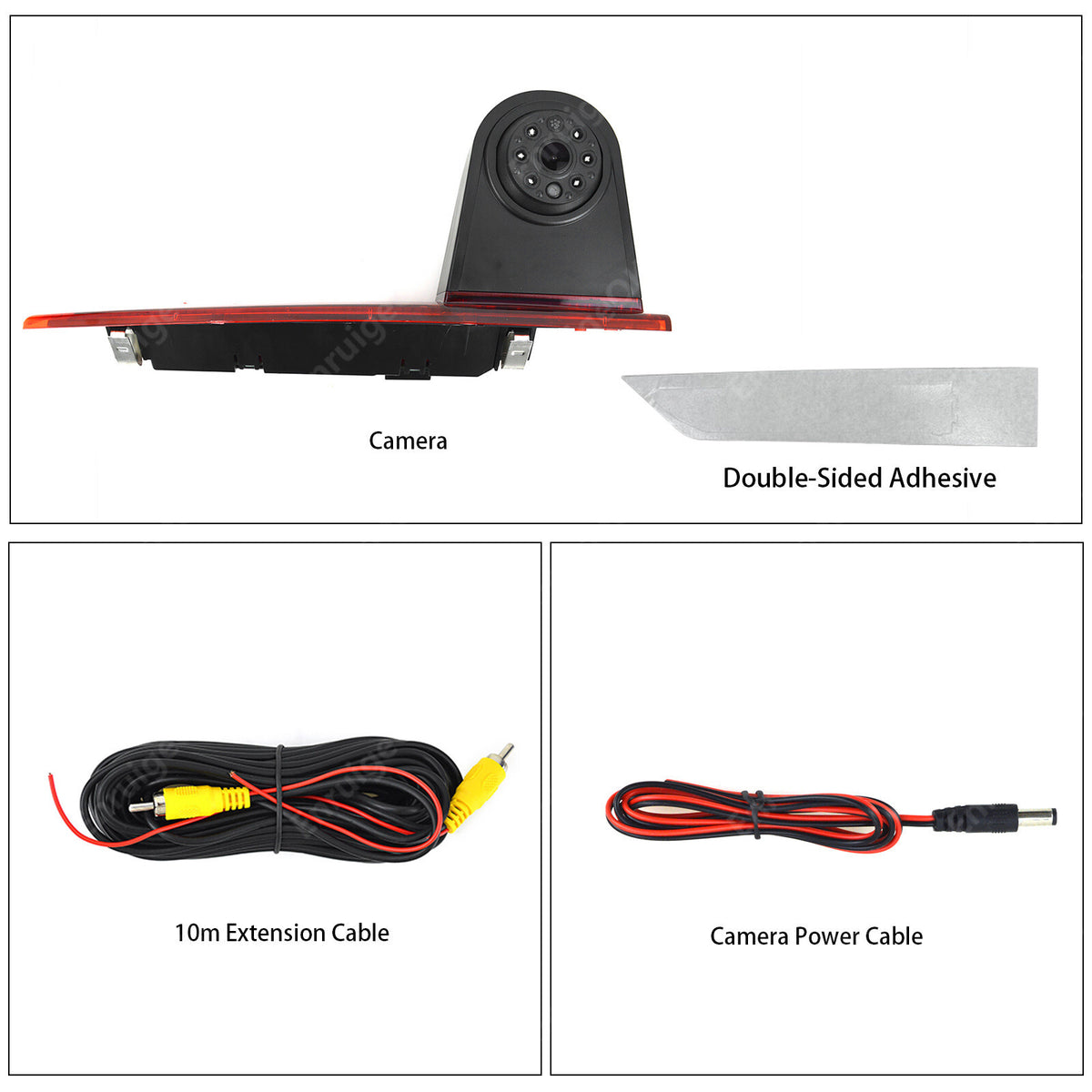 For 2016-Present Ford Transit Custom Double Door Brake Light Reversing Camera15
