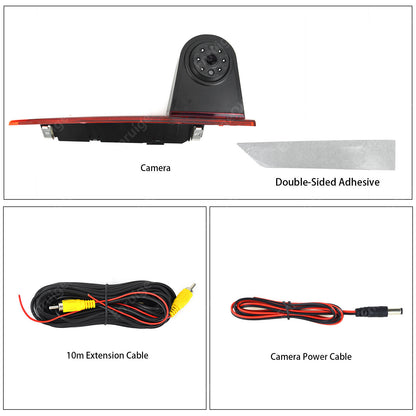 For 2016-Present Ford Transit Custom Double Door Brake Light Reversing Camera15