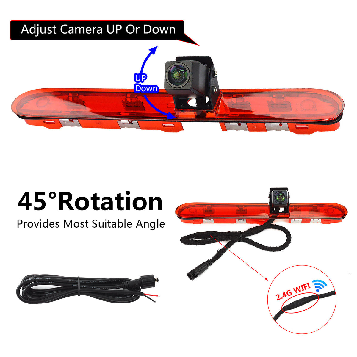 Wireless Reverse Camera Kit for Peugeot Expert Citroen Dispatch Vauxhall Vivaro10