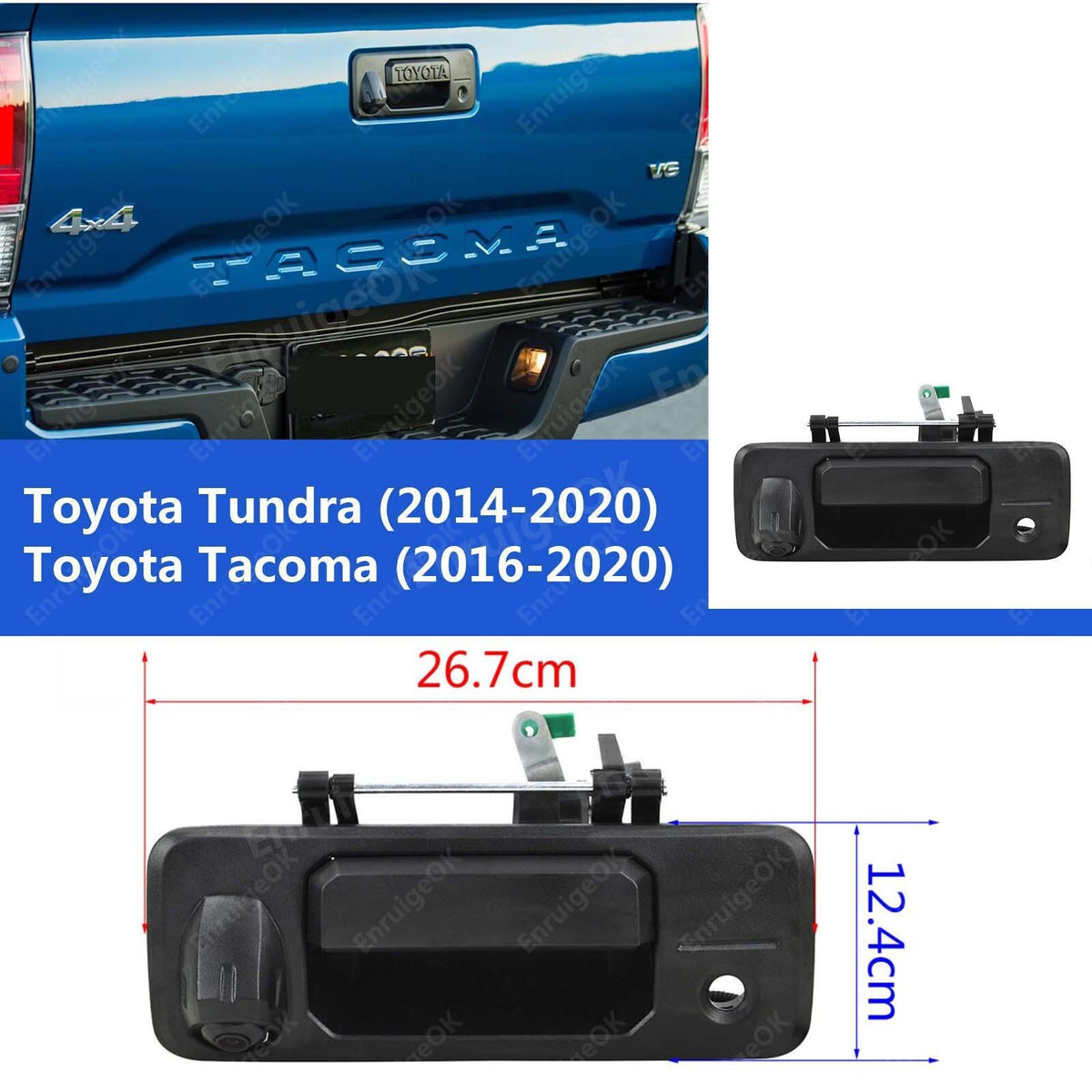 NEW for 2014-2020 Tundra & 2016-2020 Tacoma Tailgate Handle w/ Backup Camera Kit2
