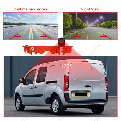 Brake Light Reversing Camera For Renault Kangoo Mercedes Citan+7" Mirror Monitor16
