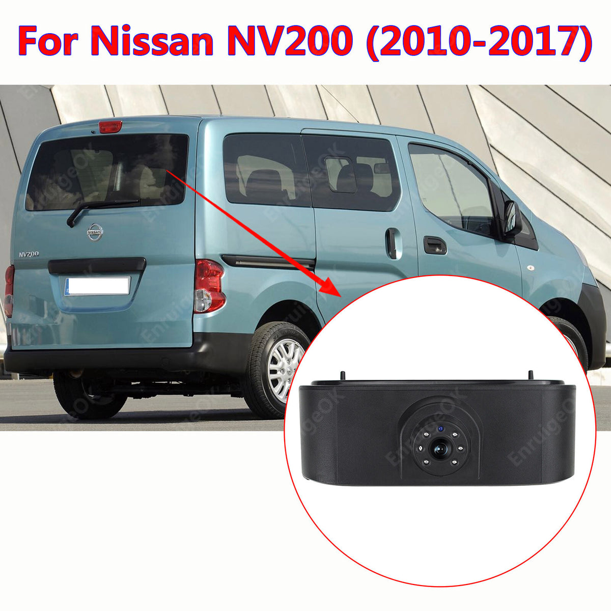 Rear Brake Light Reversing Camera For Nissan NV200 Chevrolet City Express HD720P2