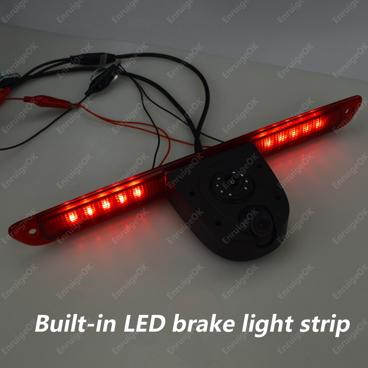 For Mercedes-Benz Sprinter Dual Lens Brake Light Reverse Camera + 7" Monitor Kit5