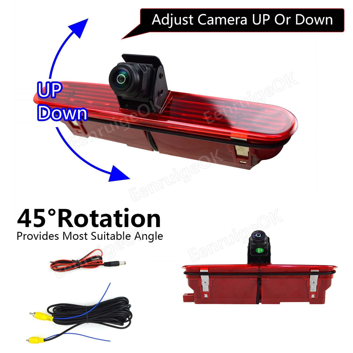 Rear Brake Light Reverse Camera for Fiat Doblo [263] / Opel Vauxhall Combo[D]6
