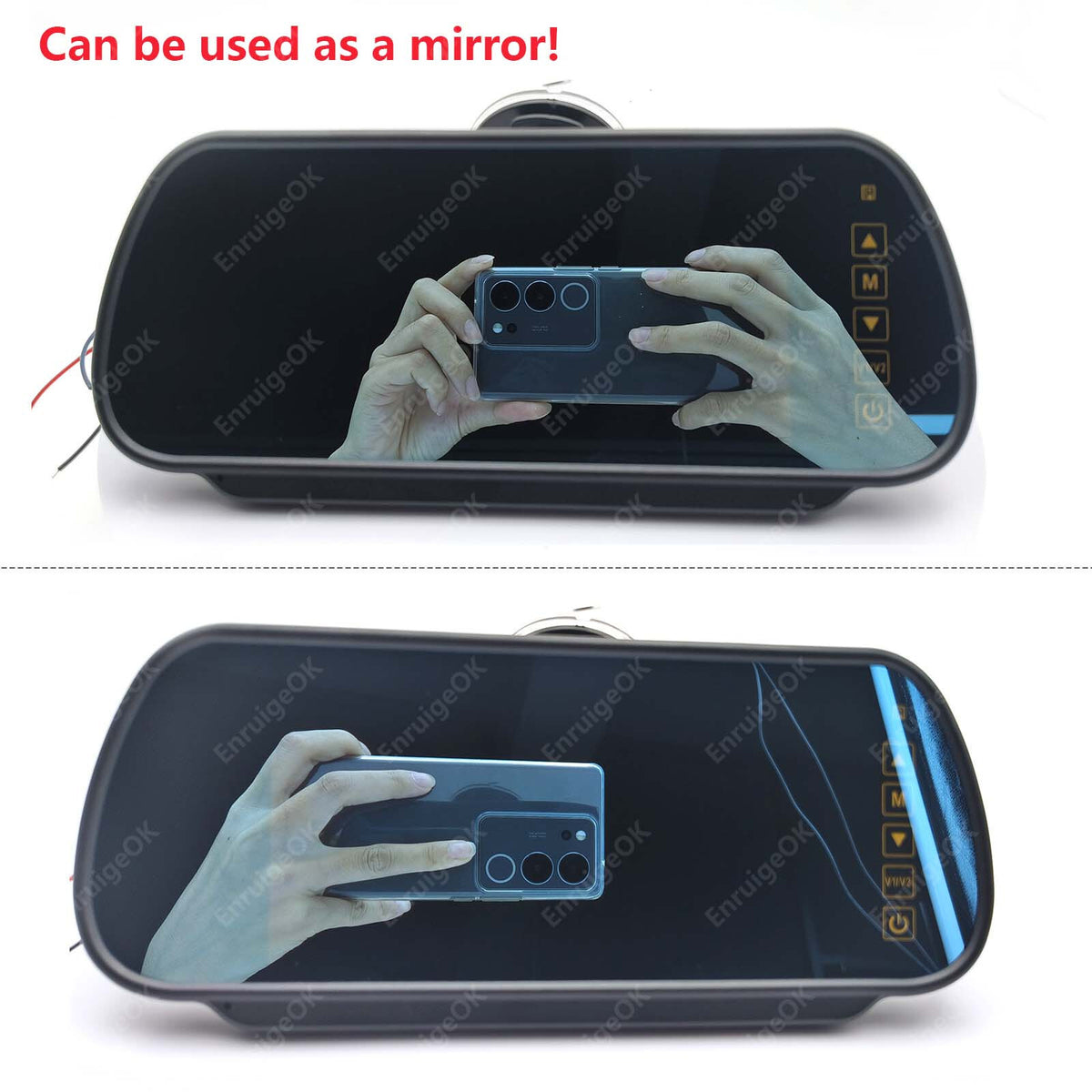 7" Monitor Double Door 3rd Brake Light Reverse Camera For Ford Transit Custom14
