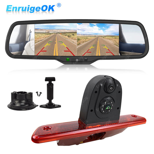 6.86'' Split Screen & Peugeot Expert Citroen Dispatch Brake Light Reverse Camera0