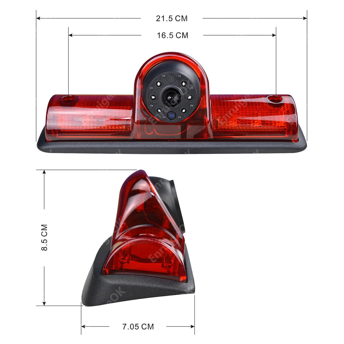 Brake Light Rear View Backup Camera For Nissan NV 1500 2500 3500 & Split Monitor3