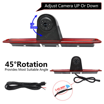 Wireless 5" Monitor & Brake Light Reversing Camera For Mercedes-Benz Sprinter/VW11