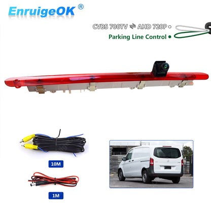 Rear Brake Light Reversing Backup Camera For Mercedes Vito 2014+ Tailgate W447