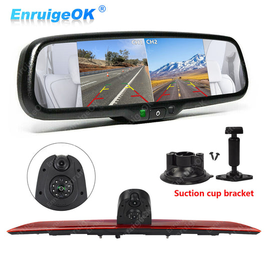 Brake Light Reversing Camera for Maxus LDV Deliver 9 & 6.86" Dual Split Monitor0