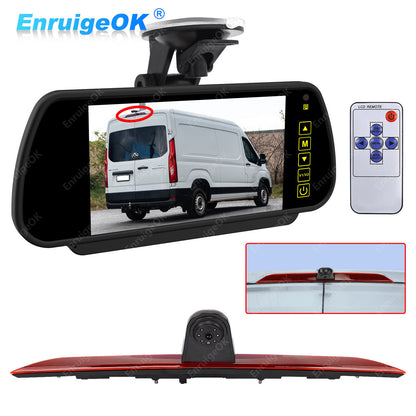Rear Brake Light Reversing Camera for Maxus Deliver 9 & 7" Mirror Monitor Kit0