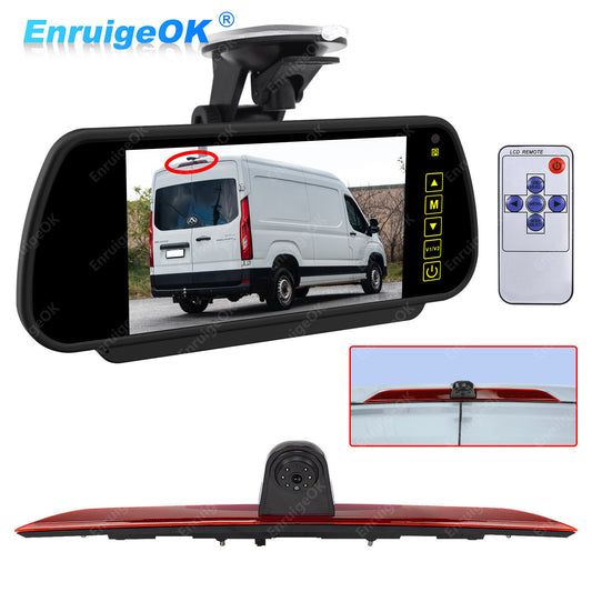 Rear Brake Light Reversing Camera for Maxus Deliver 9 & 7" Mirror Monitor Kit0