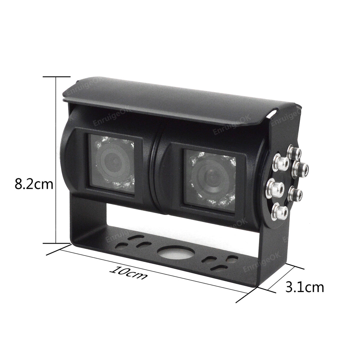 Dual Twin Rear View Reversing Camera for Motorhome Van & 6.86" Split Screen17