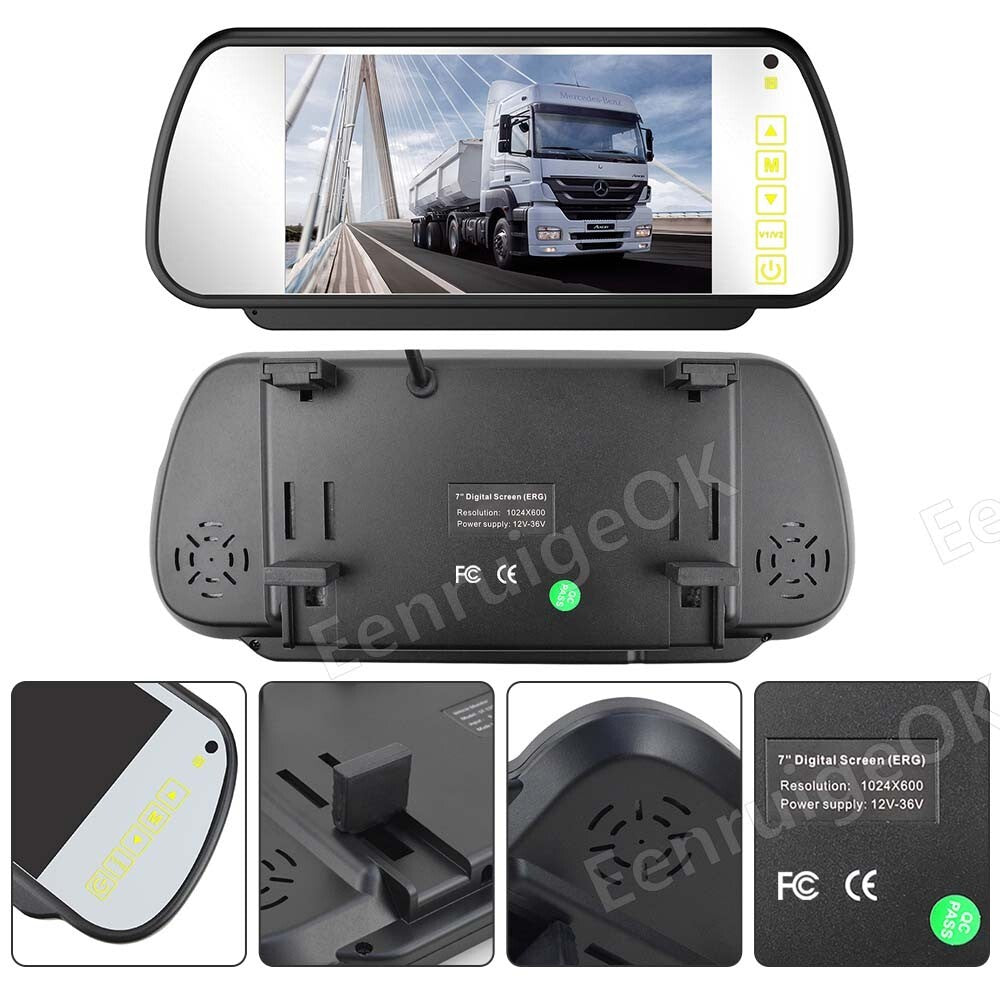 7" Monitor & Brake Light Rear View Camera for VW Transporter T6 (2016-Onwards)16