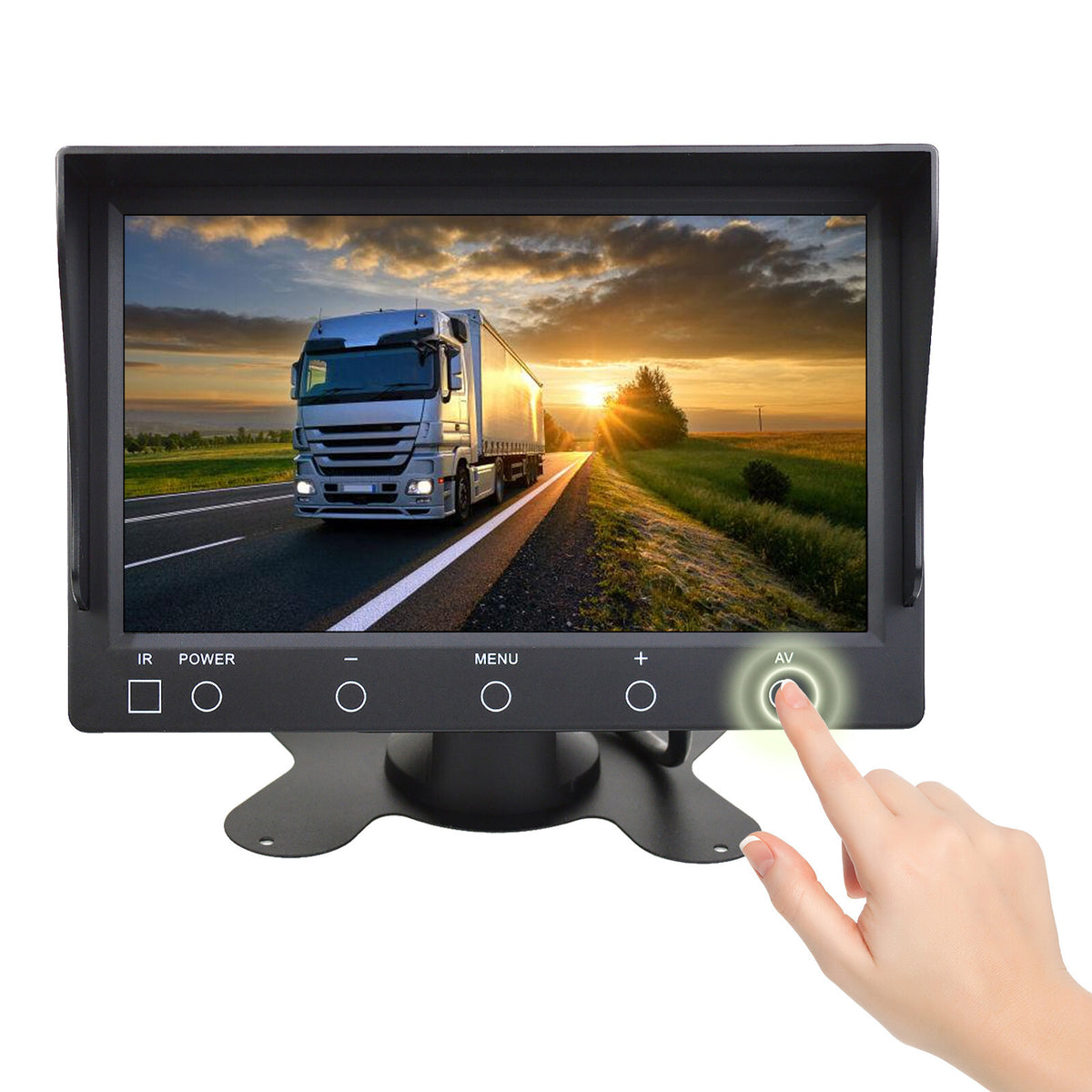 7" TFT LCD Rear View Monitor Screen 10M Reverse Camera Kit For Truck Bus Van13