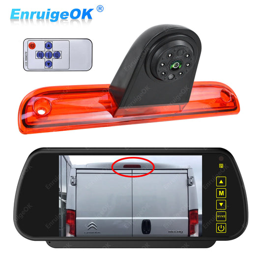 Fiat Ducato, Citroen Relay, Peugeot Boxer Rear Brake Light Reversing Camera Kit0