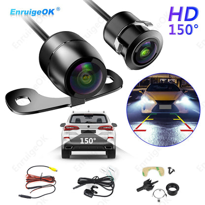 Mini Flush Mount 150° Car Rear View Reverse Backup Camera Nightvision Waterproof0
