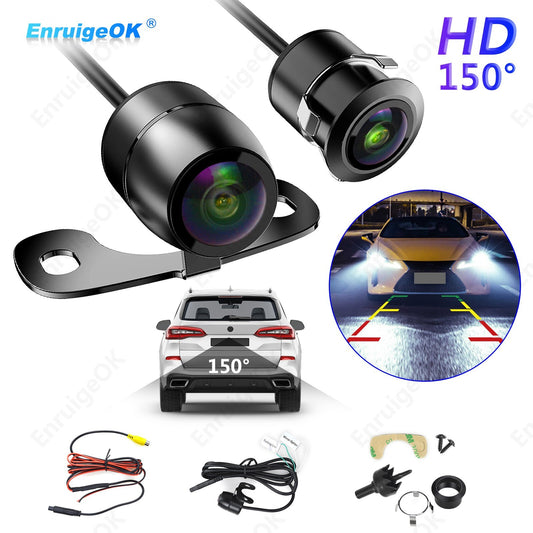Mini Flush Mount 150° Car Rear View Reverse Backup Camera Nightvision Waterproof0
