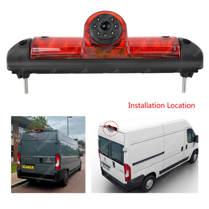 7" Monitor & Rear Brake Light Reversing Camera Kit For Fiat Ducato Citroen Relay1