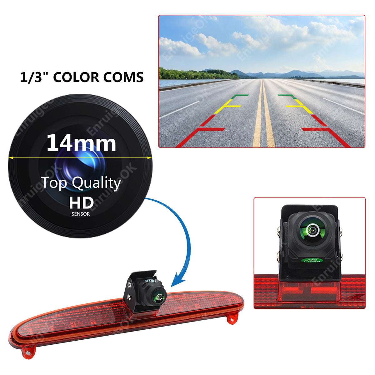 LED Brake Light Rear View Reversing Camera For IVECO DAILY 2015-20207