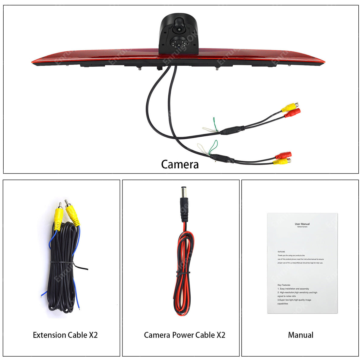 Dual Lens Brake Light Reversing Camera for Maxus Deliver 9 e Deliver 9 2020-202416