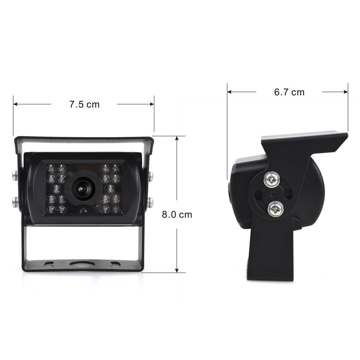 7" Monitor Reversing Backup HD Camera Parking Rear View System For RV Truck Bus14