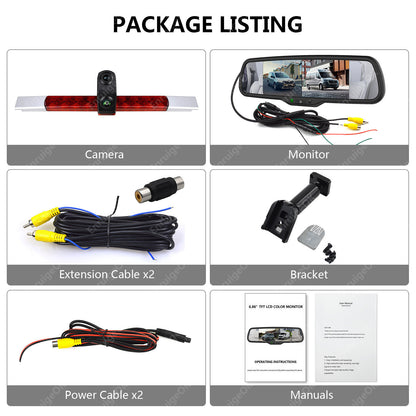 Universal Dual-Lens Rear Brake Light Reversing Camera for Vans and Motorhomes22