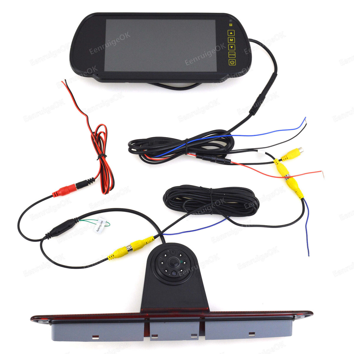 Mercedes Sprinter Van Brake Light Rear View Reverse Camera 2006-2021+7" Monitor20