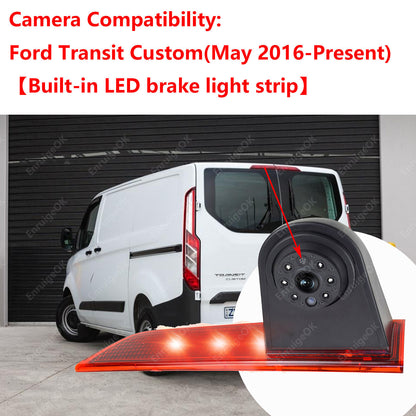 For 2016-Present Ford Transit Custom Double Door Brake Light Reversing Camera3