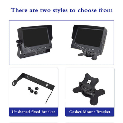 Motorhome Van Dual Rear View Reversing Camera Kit for Commercial Vehicles10