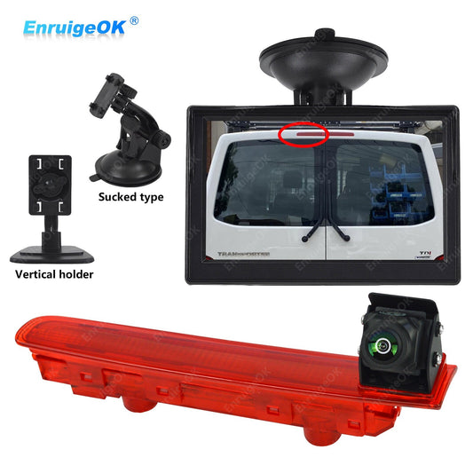 For Volkswagen Transporter T5 T6 Van Brake Light Rear View Reversing Camera Kit0
