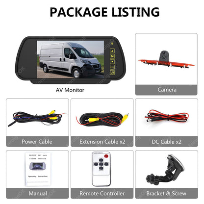 For Mercedes-Benz V-Class V260 Dual Lens Rear Brake Light Reversing Camera Kit