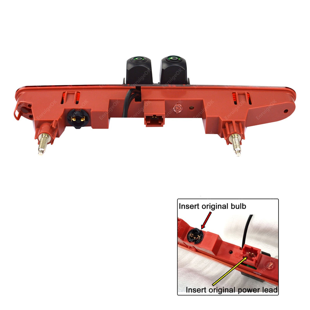 Dual Reversing Camera For Citroen Berlingo Peugeot Partner Mk2 Mk3 6.86" Monitor6