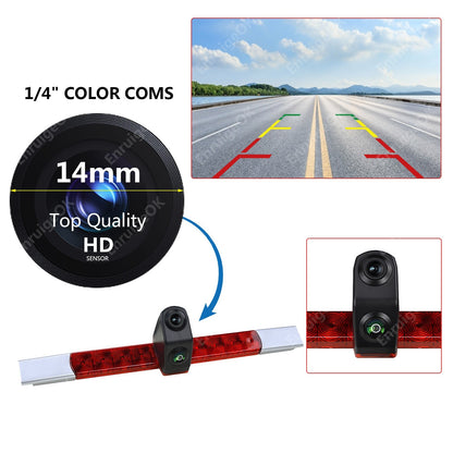 7" Monitor &Universal Brake Light Rear View Backup Camera for Cargo Van RV Bus5