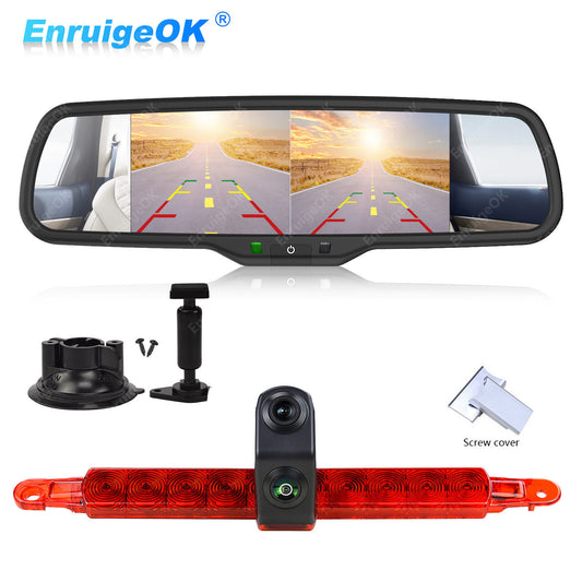 Universal Dual-Lens Rear Brake Light Reversing Camera for Vans and Motorhomes0