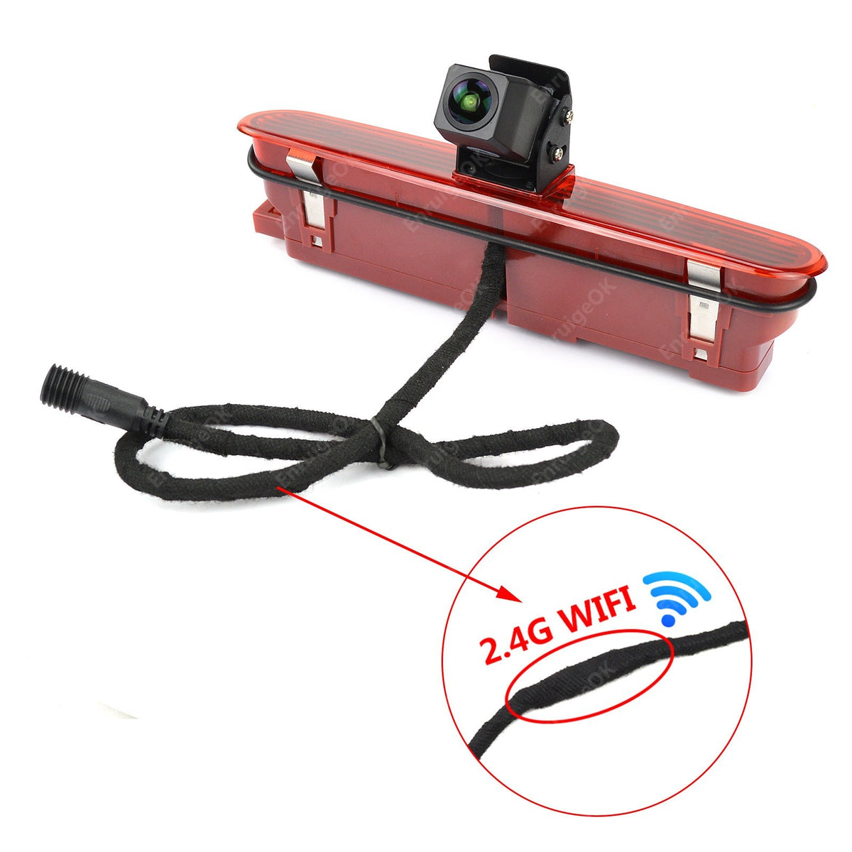 Wireless Brake Light Reverse Camera For Fiat Doblo Vauxhall Combo D+4.3" Monitor7