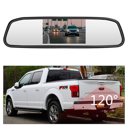 Tailgate Handle Rear View Backup Camera for Ford F150 2015-2018 & 4.3'' Monitor3