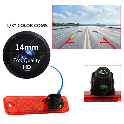 7" Monitor & Rear View Brake Light Reverse Camera for Ford Transit Van 2006-201314