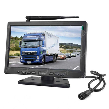 Wireless 10.1" DVR Monitor Split Screen 1080P Rear View Camera BSD For Truck/Bus15